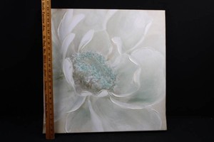 Floral Flower Canvas Wall Art - 24 X 24 in