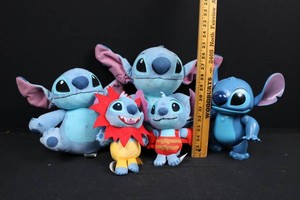 Stitch Plush Toys & Figure Mixed Lot - 5 Pieces