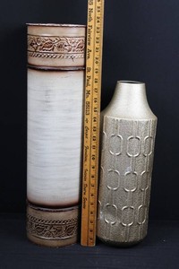 Metal Decorative Vases (Lot of 2)