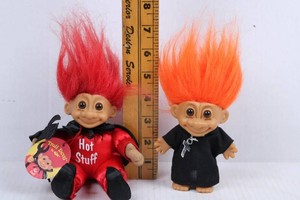 Russ Troll Devil Hot Stuff Dolls (Lot of 2)