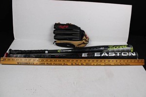 Easton Baseball Bats & Rawlings BBLE5 Glove Mixed Lot