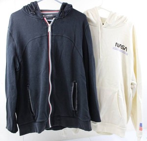 Fourlaps X Peloton & NASA Graphic Hoodies - Sizes XL & LG (Lot of 2)