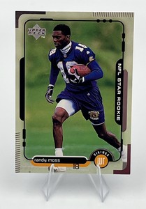 1998 Upper Deck Football Randy Moss #17 RC Rookie Card Minnesota Vikings HOFer