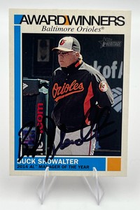 2015 Topps Heritage Award Winner #AW-7 Buck Showalter Autographed Baseball Card