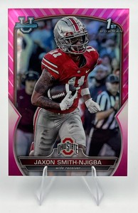 2022 Bowman U 1st Bowman Pink Refractor - #78 Jaxon Smith-Njigba