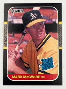 1987 Donruss Baseball Mark McGwire #46 Rated Rookie Card