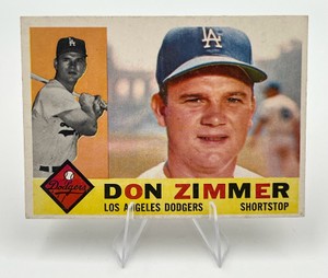 1960 Topps Baseball #47 Don Zimmer Los Angeles Dodgers