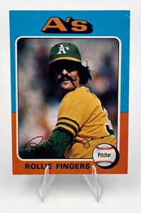 1975 Topps Baseball - Rollie Fingers #21 Oakland As HOFer