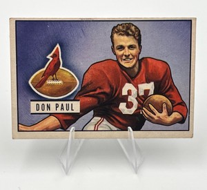 1951 Bowman Football #30 Don Paul Chicago Cardinals