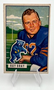 1951 Bowman Football #50 Ray Bray Chicago Bears