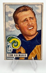 1951 Bowman Football #77 Tommy Kalmanir Los Angeles Rams