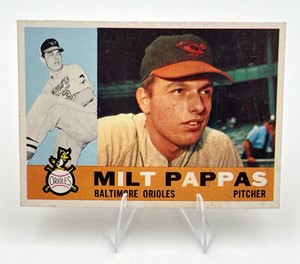 1960 Topps Baseball #12 Milt Pappas Baltimore Orioles