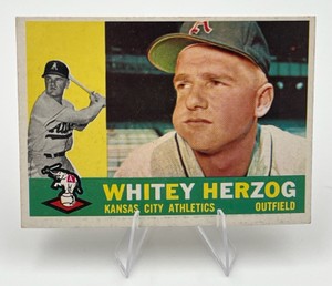 1960 Topps Baseball #92 Whitey Herzog Kansas City Athletics