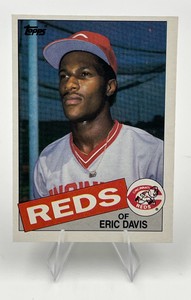 1985 Topps Baseball #627 Eric Davis RC Rookie Card