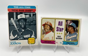 Hank Aaron Baseball Card Lot