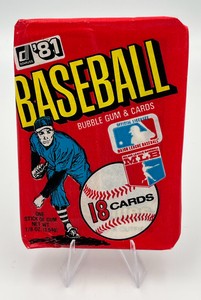 1981 Donruss Baseball Sealed Wax Pack - Possible Rickey Henderson, Nolan Ryan, Ozzie Smith