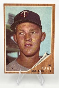 1962 Topps Baseball Jim Kaat #21 HOFer and 16-Time Gold Glove Winner