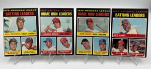 1971 Topps Baseball Home Run & Batting Leaders - Oliva  Johnny Bench  Perez  Williams  Killebrew