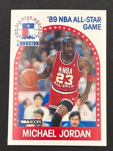 1989 NBA Hoops Basketball #21 Michael Jordan All-Star