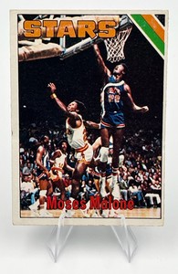 1975-76 Topps Basketball Moses Malone #254 RC Rookie Card