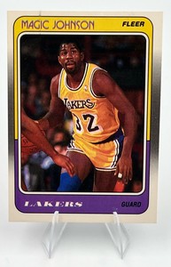 1988 Fleer Basketball Magic Johnson #67