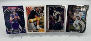 NFL Football QB Rookie Card Lot - Brett Favre  Tyler Shough  JJ McCarthy  Bo Nix