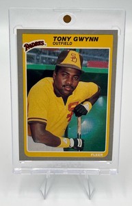 1985 Fleer Baseball Tony Gwynn #34 HOFer