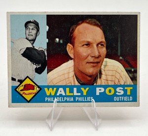 1960 Topps Baseball Wally Post #13 Philadelphia Phillies