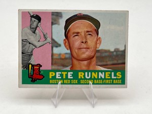1960 Topps Baseball Pete Runnels #15 Boston Red Sox