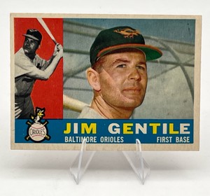 1960 Topps Baseball Jim Gentile #448 Baltimore Orioles