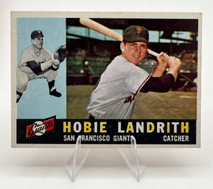 1960 Topps Baseball Hobie Landrith #42 San Francisco Giants