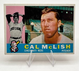 1960 Topps Baseball Cal McLish #110 Cincinnati Reds