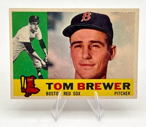 1960 Topps Baseball Tom Brewer #439 Boston Red Sox
