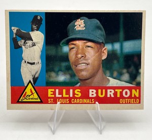 1960 Topps Baseball Ellis Burton #446 St. Louis Cardinals