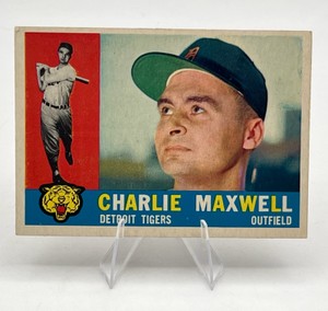 1960 Topps Baseball Charlie Maxwell #443 Detroit Tigers