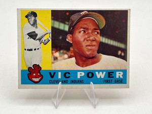 1960 Topps Baseball Vic Power #75 Cleveland Indians