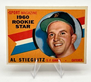 1960 Topps Baseball Al Stieglitz Rookie Star #144 San Francisco Giants
