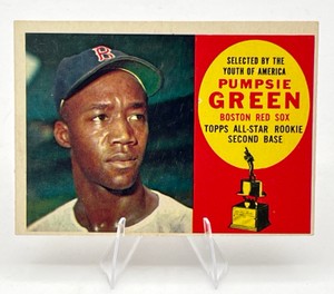1960 Topps Baseball Pumpsie Green All-Star Rookie #317 Boston Red Sox