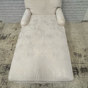 Upholstered Chaise Lounge Chair with Rolled Arms