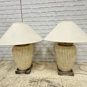 Artisan-Style Sculptural Table Lamps