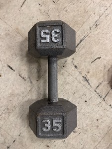 35 pound dumbbell