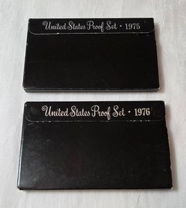 1975 and 1976 US Proof Set.