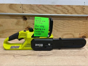 $170 Ryobi one Hp 10inch battery chainsaw tool only. MSRP $170.00