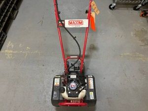 $509 Maxim, TILLERCULTIVATOR 16in. HONDA, Max. Working Width 16 in, Engine Displacement 36 cc, Model# MTC35H. (for parts or repair engine runs but transmission is locked up)