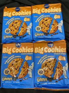 Pillsbury Big Cookies Brown Butter Chocolate Lovers Dough (Lot of 4)