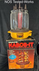 Vintage Wear-Ever Kabob-It 74000 Electric Meal Maker NOS