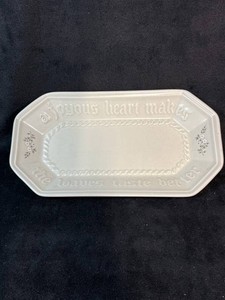 Pfaltzgraf  Heirloom Stoneware Bread Plate A Joyous Heart.....