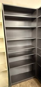 Ikea Billy Bookcase Gray Adjustable Open Shelving Unit
