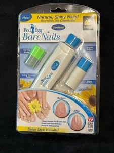 PedEgg Bare Nails Electronic Nail Care System New
