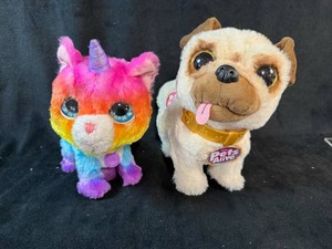 FurReal Rainbow Unicorn Cat & Pets Alive Dog Mixed Lot